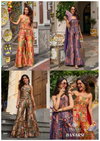 Banarsi By Sayuri Viscose Position Jacquard Silk Indo Western
